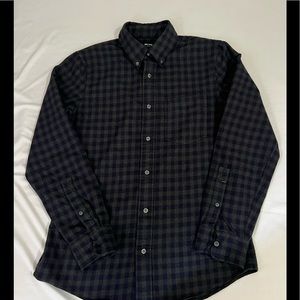 Jack Spade Slim Fit Wool Plaid Flannel Button Down - Size Medium